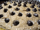 The topping to the last cake i made - chocolate chips, yeah!