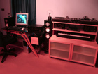 My finished setup - PC, Amp, Decks, Laptop, Keyboard and speakers
