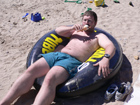 Ivan on the beach - #...oh I do like...#
