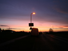 sunrise at Frankley race track, waiting for the grid to arrive